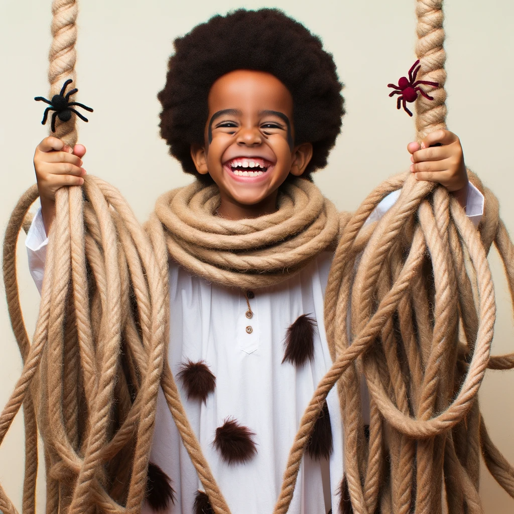 Child Halloween Costume 2023: Nature-Inspired Rope Adventure